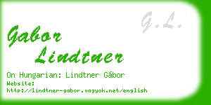 gabor lindtner business card