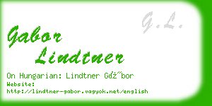 gabor lindtner business card